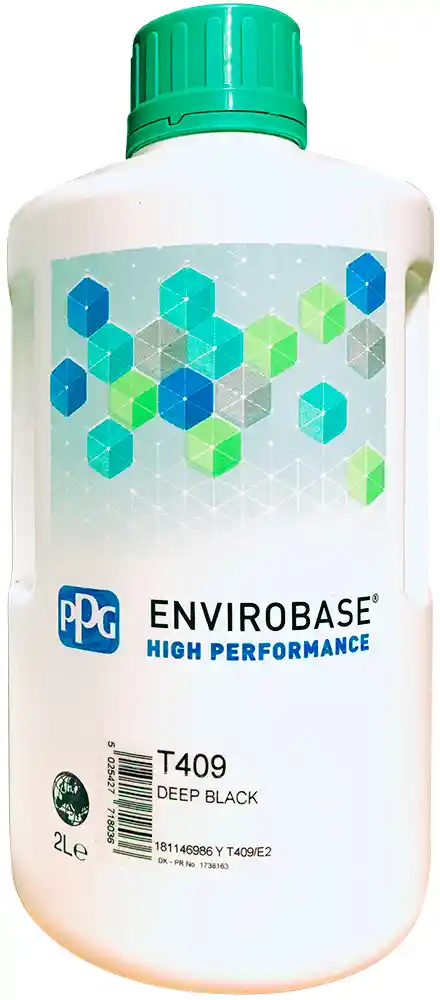 PPG T409 Deep Black 2L Envirobase High Performance