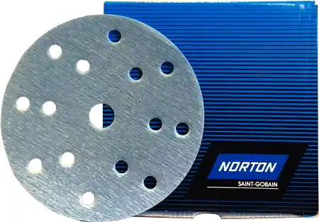 NORTON CERAMIQUE80 P80 diam 150mm 100 disques abrasifs céramique A975 