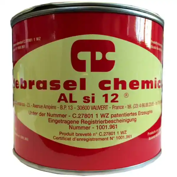 DEBRASEL ALSI12 Metal body filler 1L + 1 tube hardener