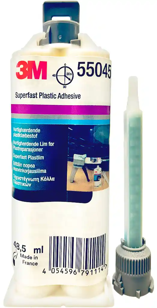 3M 55045 Colle super rapide pour plastiques 50 ml