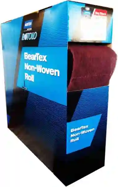 NORTON BEARTEX_ROUGE Très fin Rouleau abrasif prédécoupé - Pièces neuves