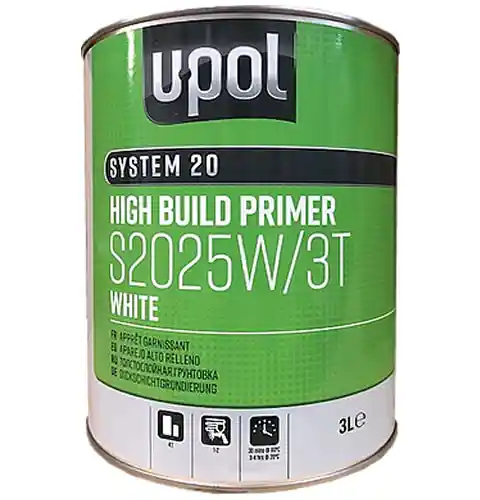 U-POL S2025W/3T Apprêt garnissant blanc 4:1 3L