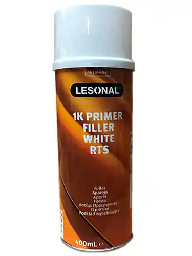 LESONAL 514204 Blanc- Bombe aérosol apprêt 1K Primer filler 400 ML