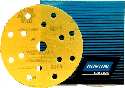 NORTON PROFILM220 P220 diam 150mm 100 disques abrasifs support film Q275