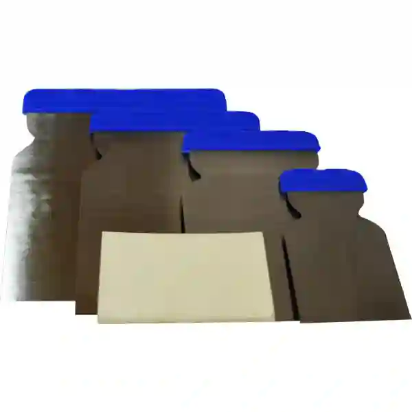 SIFA 001420 Set of 4 body filler knives & 1 rubber spacer