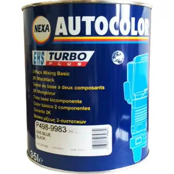 AUTOCOLOR P498-9983 Poids lourd Blue black EHS T+ 3.5L