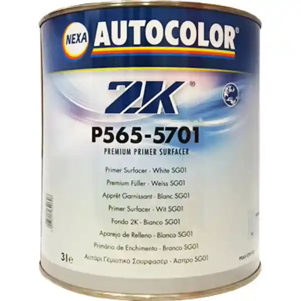 AUTOCOLOR P565-5701 White HS plus premium primer filler 3L