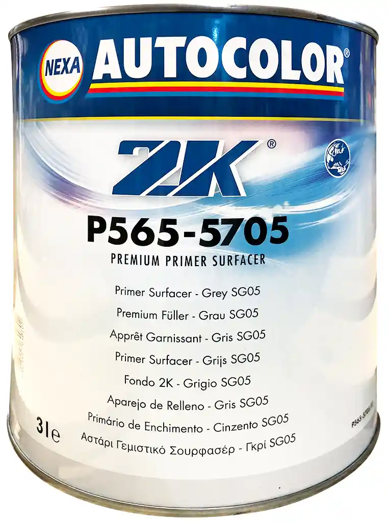 AUTOCOLOR P565-5705 Light grey Primer filler HS Plus Premium 3L