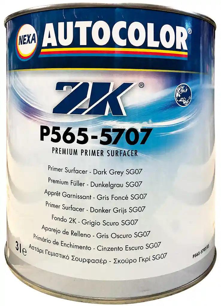 AUTOCOLOR P565-5707 Dark grey HS Plus Premium 3L primer filler