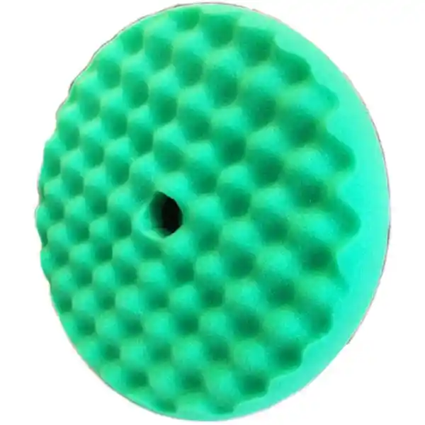 3M 50874 Mousse de polissage verte double face à montage rapide - diamètre 216 mm