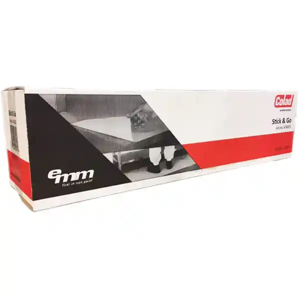 COLAD 676025 1 Rouleau STICK & GO film adhésif pour protéger les plans de travail 60cm x 25m - blanc