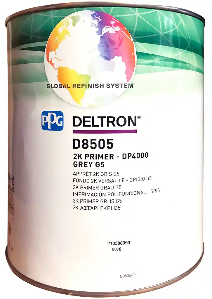 PPG D8505 Gris G5- DP4000 Apprêt mouillé sur mouillé acrylique 2K 3L