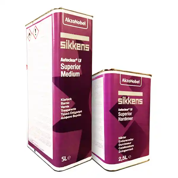 SIKKENS KIT_VERNIS_MEDIUM Autoclear LV superior MEDIUM clearcoat kit 5l + hardener 2.5l