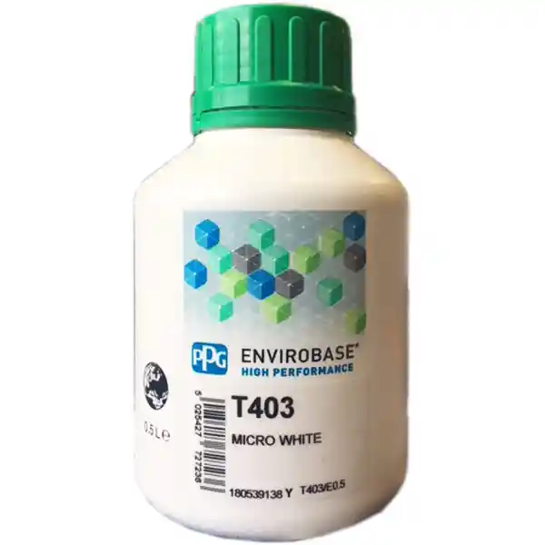 PPG T403 Micro White 0.5L Envirobase High Performance 