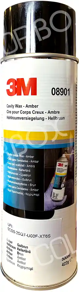 3M 08901 Aérosol de cire pour corps creux ambre 0.5L