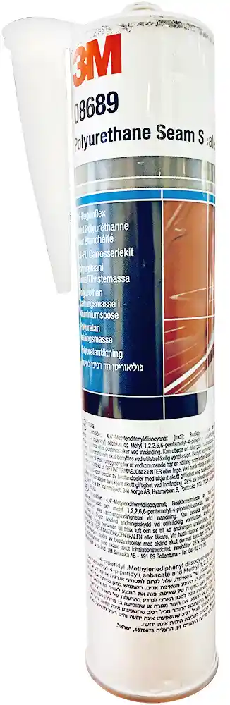 3M 08689 310ml white polyurethane body filler cartridge