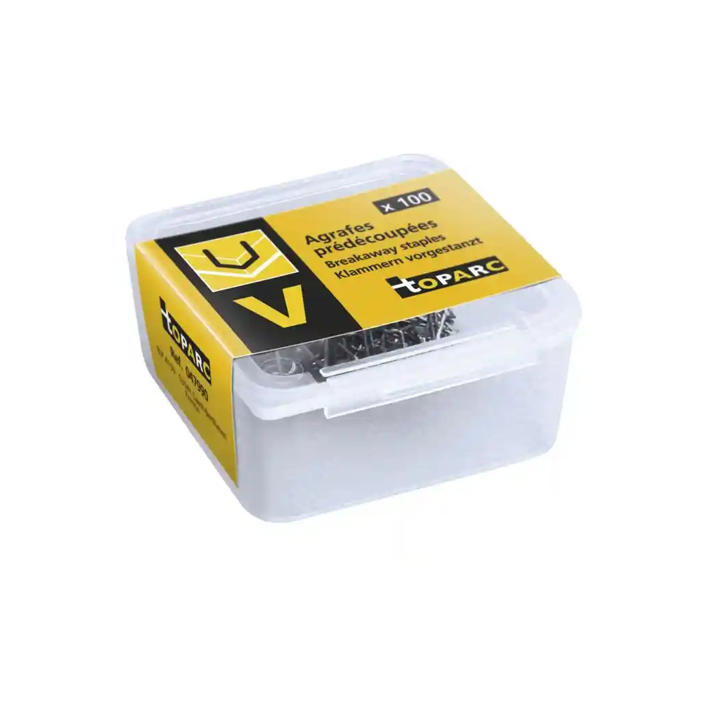GYS 047990 100 agrafes angle interne etroit - v