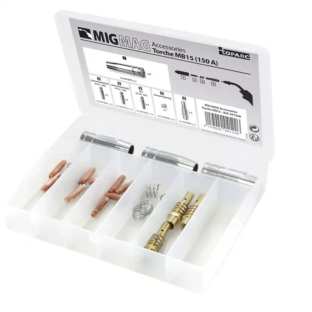 GYS 041226 coffret torche mb15 (mig 150a)