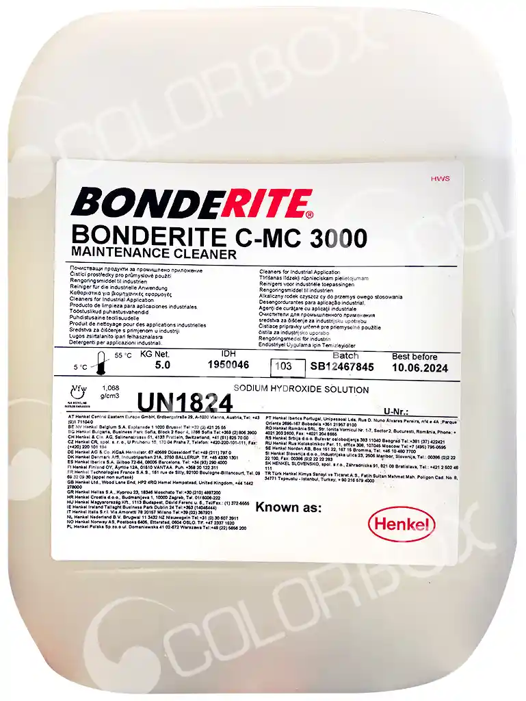 BONDERITE C-MC3000 Nettoyant biodégradable pour lavage extérieur du véhicule 5KG