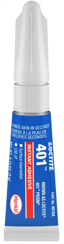 LOCTITE LOCTITE_401-3G Universal, instant-setting, multi-purpose adhesive - 3G tube