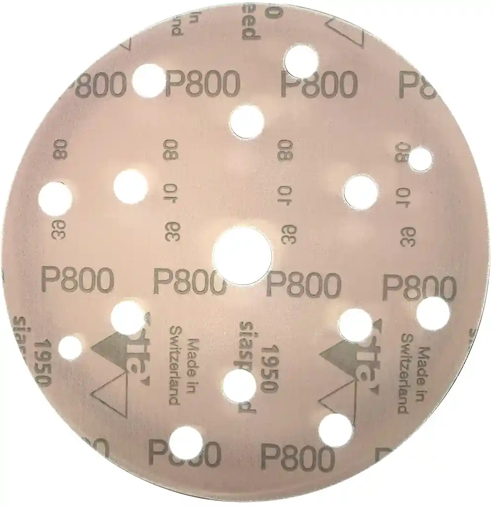 SIA ABRASIVES 7546.2948.0800 P800 diam 150mm 50 disques SIA SPEED support film 15 trous