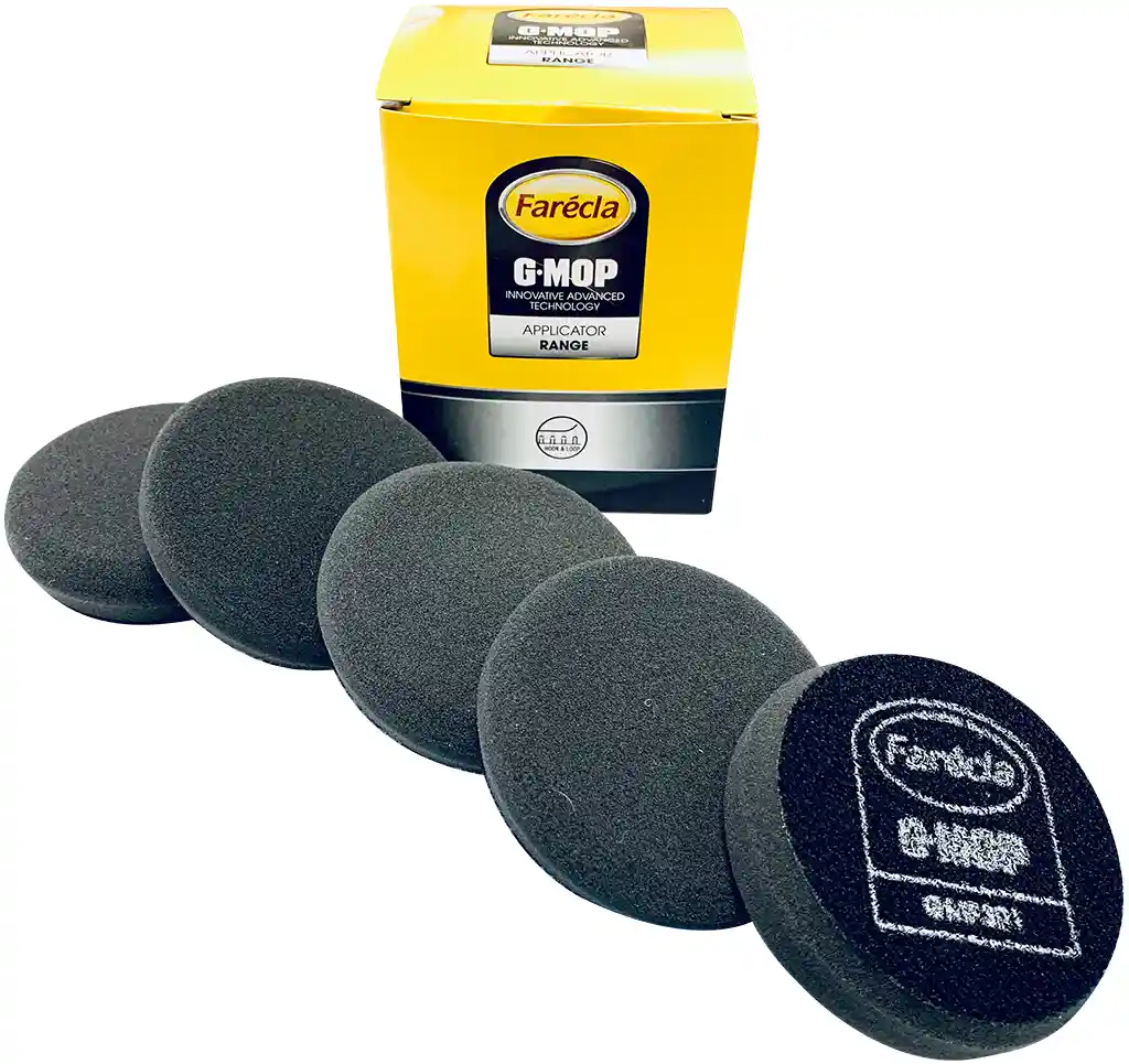 FARECLA GMF301 ETAPE 3, 5 mousses noires de finition G MOP - densité tendre - diam 75 mm