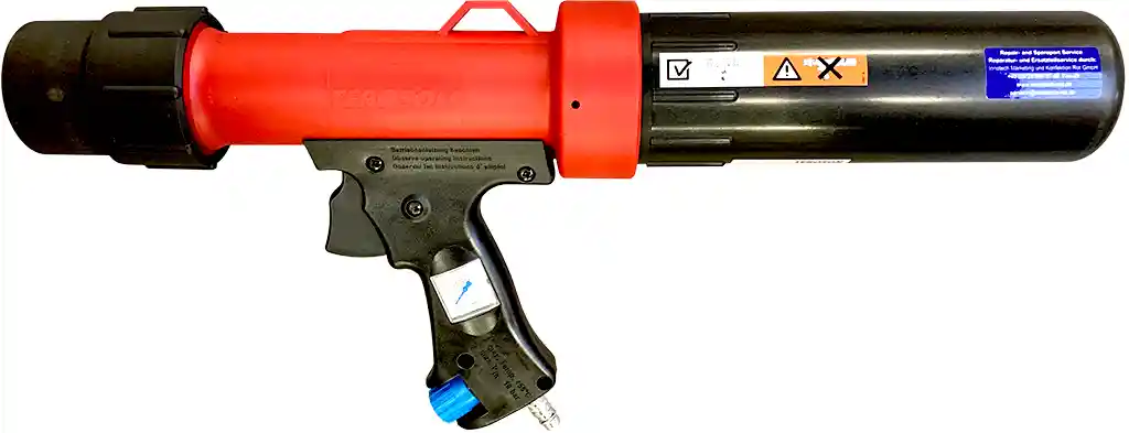 TEROSON POWERLINE_II High-pressure compressed air gun for windshield adhesive