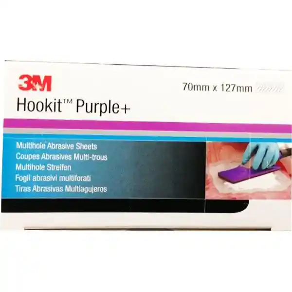 3M 30639 P500 70x127mm 50 coupes Purple +multi trous 