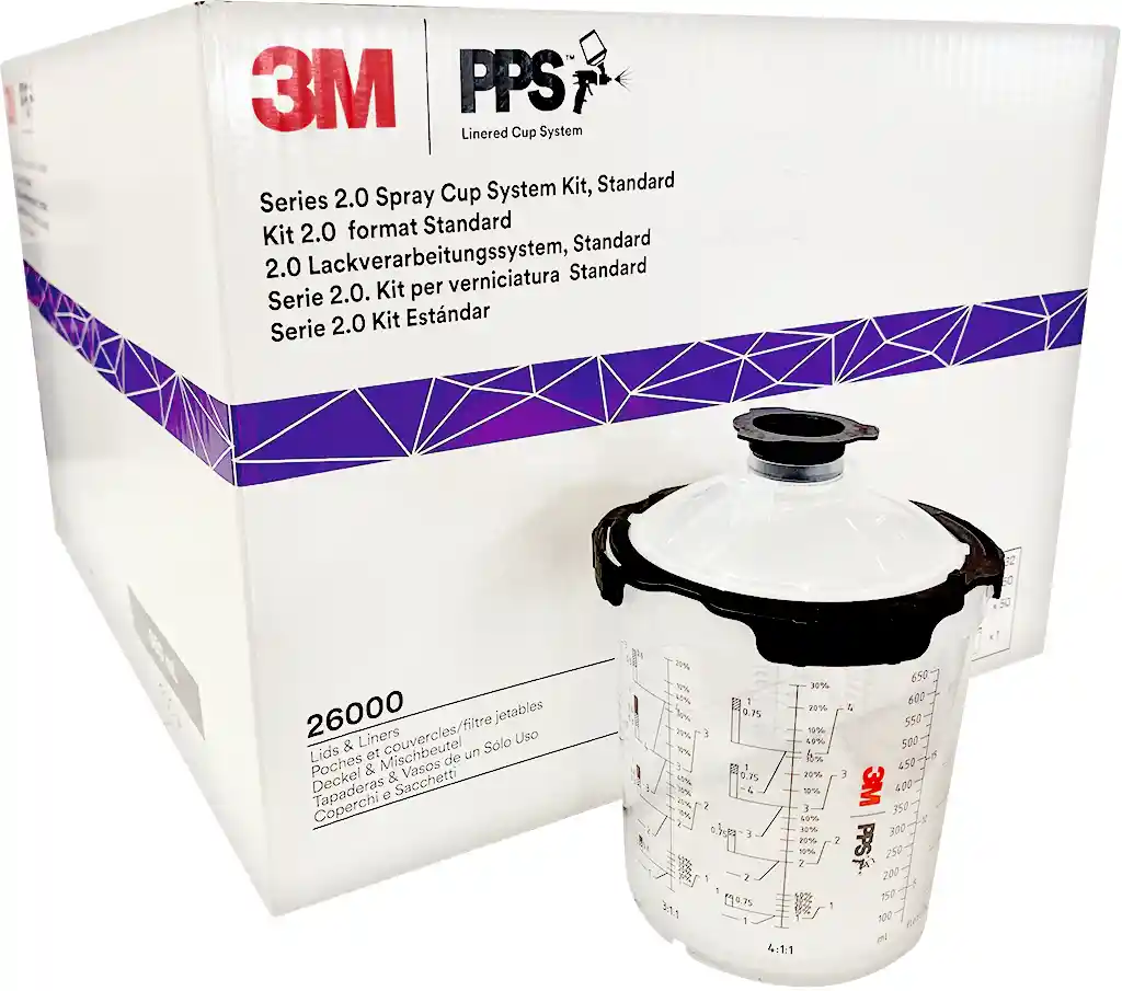 3M 26000 650ml 200µ PPS 2.0 50 disposable bags