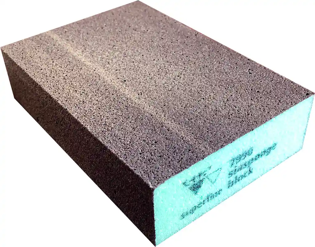 SIA ABRASIVES 0070.1241.01 Super fine 10 block green abrasive sponges 69X98X26mm