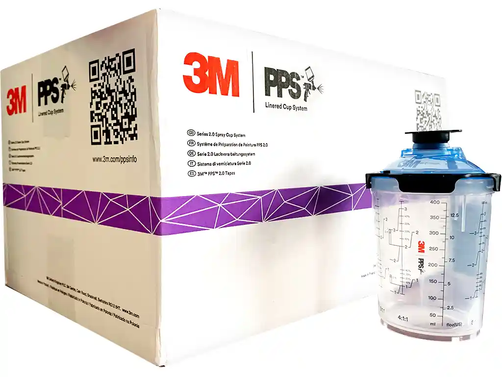 3M 26312 400ml 125µ PPS 2.0 50 disposable bags
