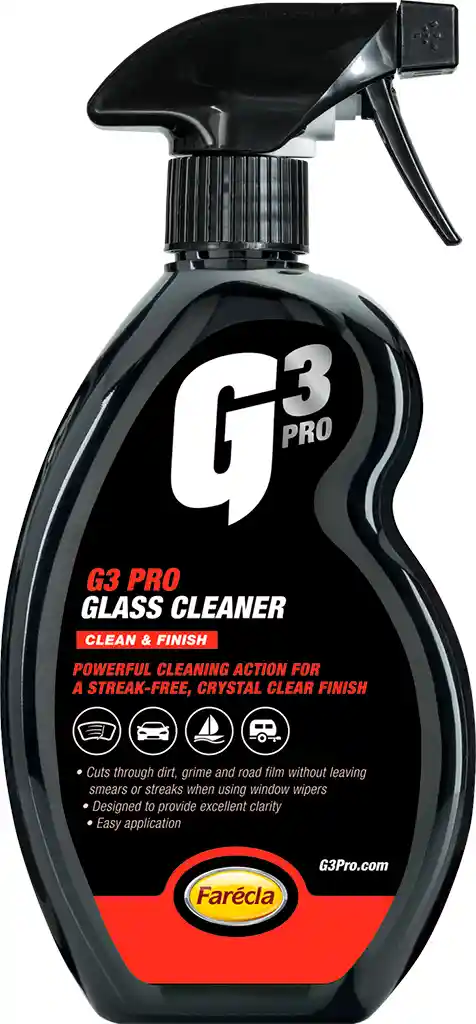 FARECLA 7202 Spray nettoyant vitrage Glass Cleaner redonne clarté 0.5L