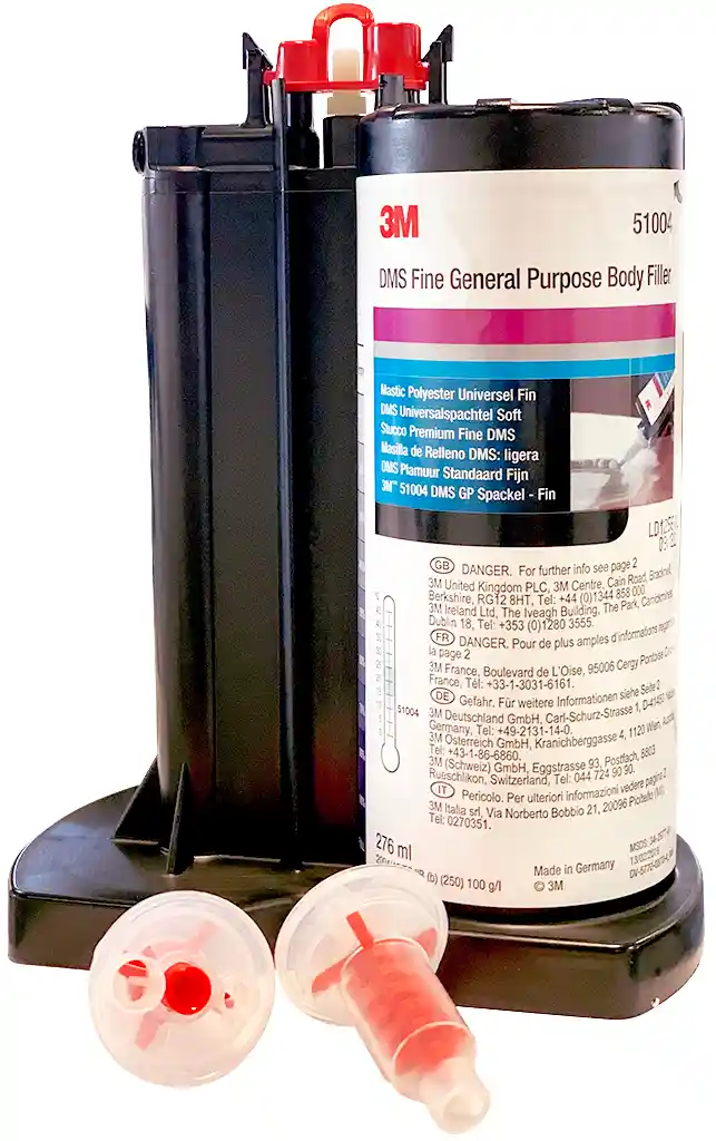 3M 51004 Cartridge of fine universal polyester body filler for DMS 276ml