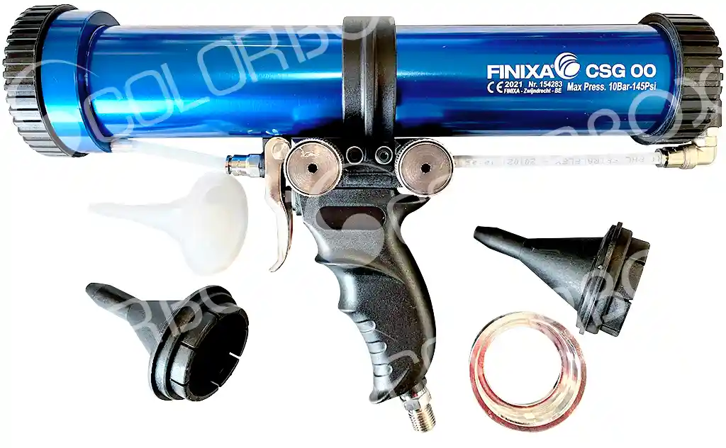 FINIXA CSG00 Pistolet à silicone pneumatique pour cartouches 