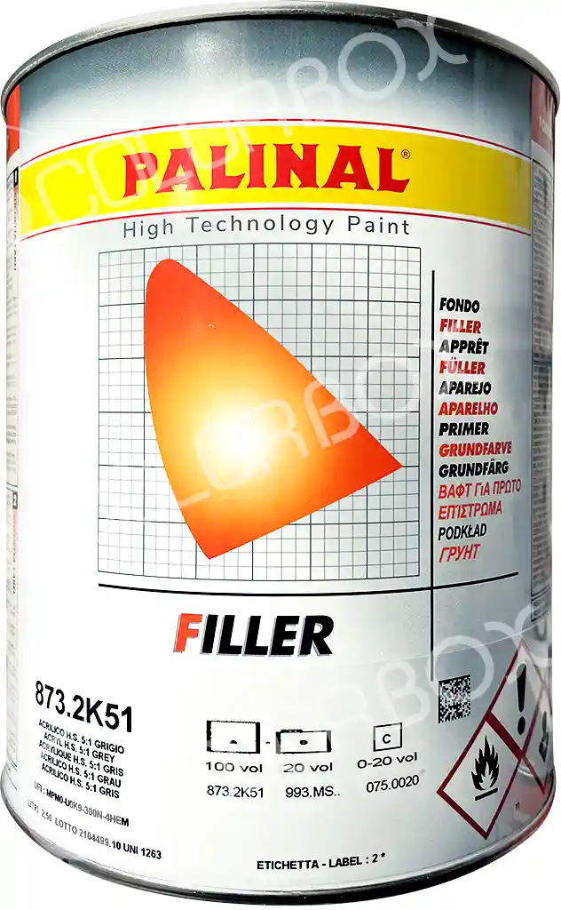 PALINAL 8732K513 Gris clair -Apprêt de charge 2K 5:1 2,5L