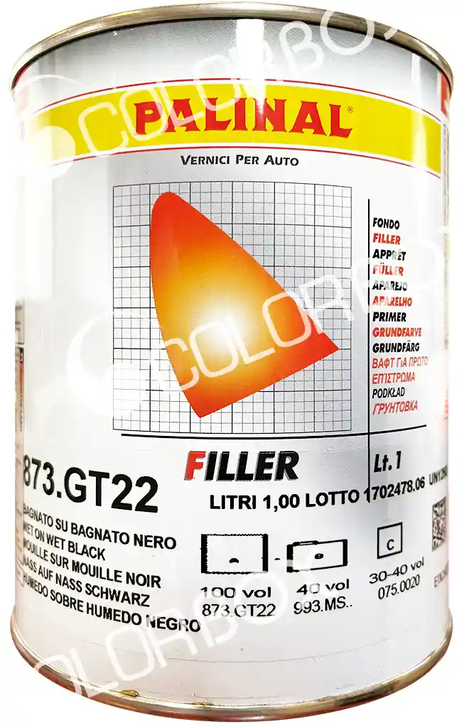 PALINAL 873GT221 Noir -Apprêt mouillé sur mouillé 1L