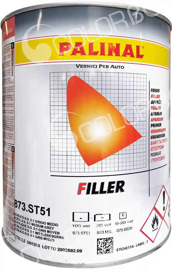 PALINAL 873ST513 Gris moyen -Apprêt de charge 2K 5:1 2,5L