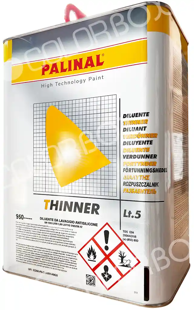 PALINAL 950.....5 Diluant de nettoyage antisilicone solvanté 5L