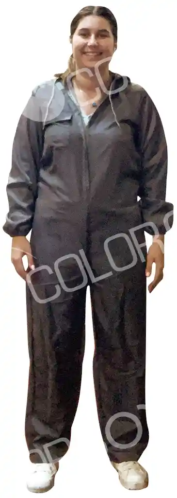 KEMTEX 11.45201-S Taille S- Combinaison de peintre réutilisable polyester gris 