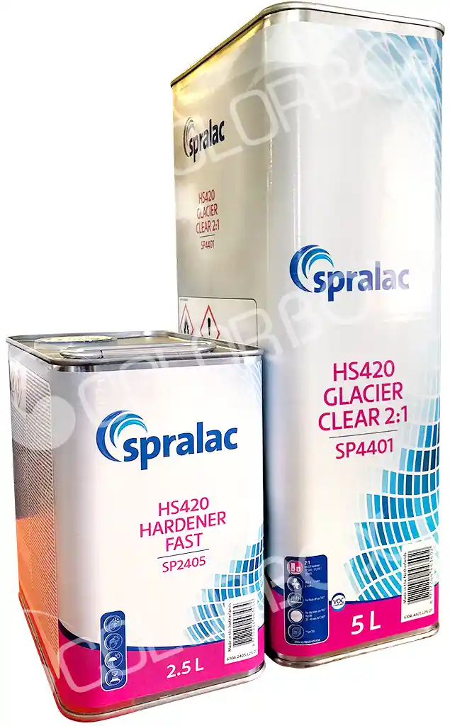 SPRALAC KIT_GLACIER_FAST Kit vernis Glacier SP4401 5l + durcisseur rapide SP2405 2.5l