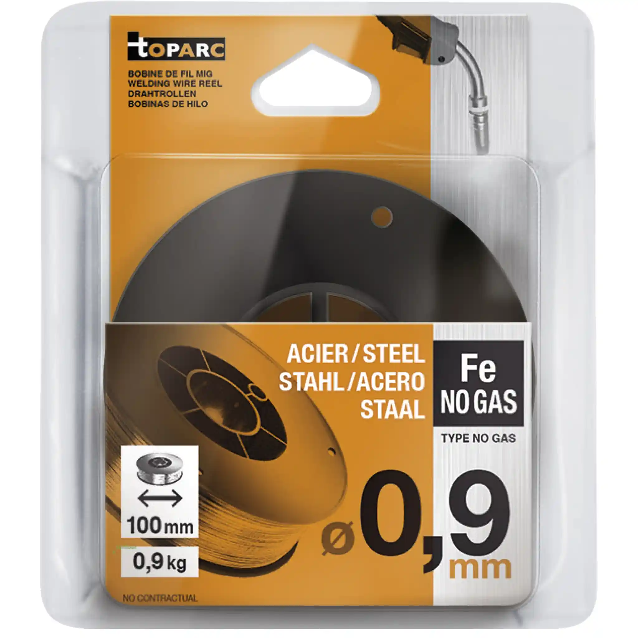 GYS 086104 fil mig acier  Ø0,9 - 0.9kg - E71T-GS / T 42 Z W N 1H10