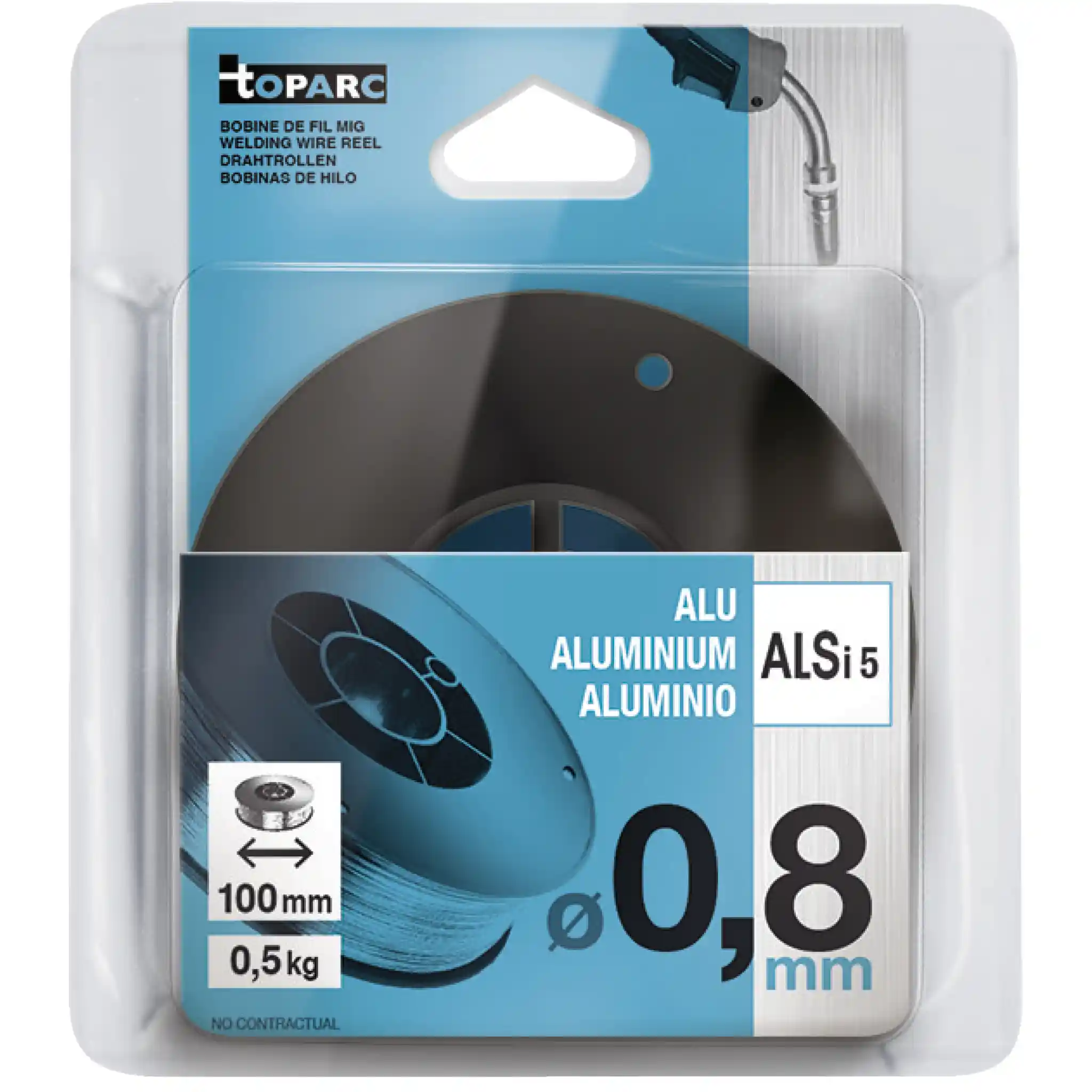 GYS 086685 fil mig alu alsi 5 Ø0.8mm - 0.5KG - ER 4043