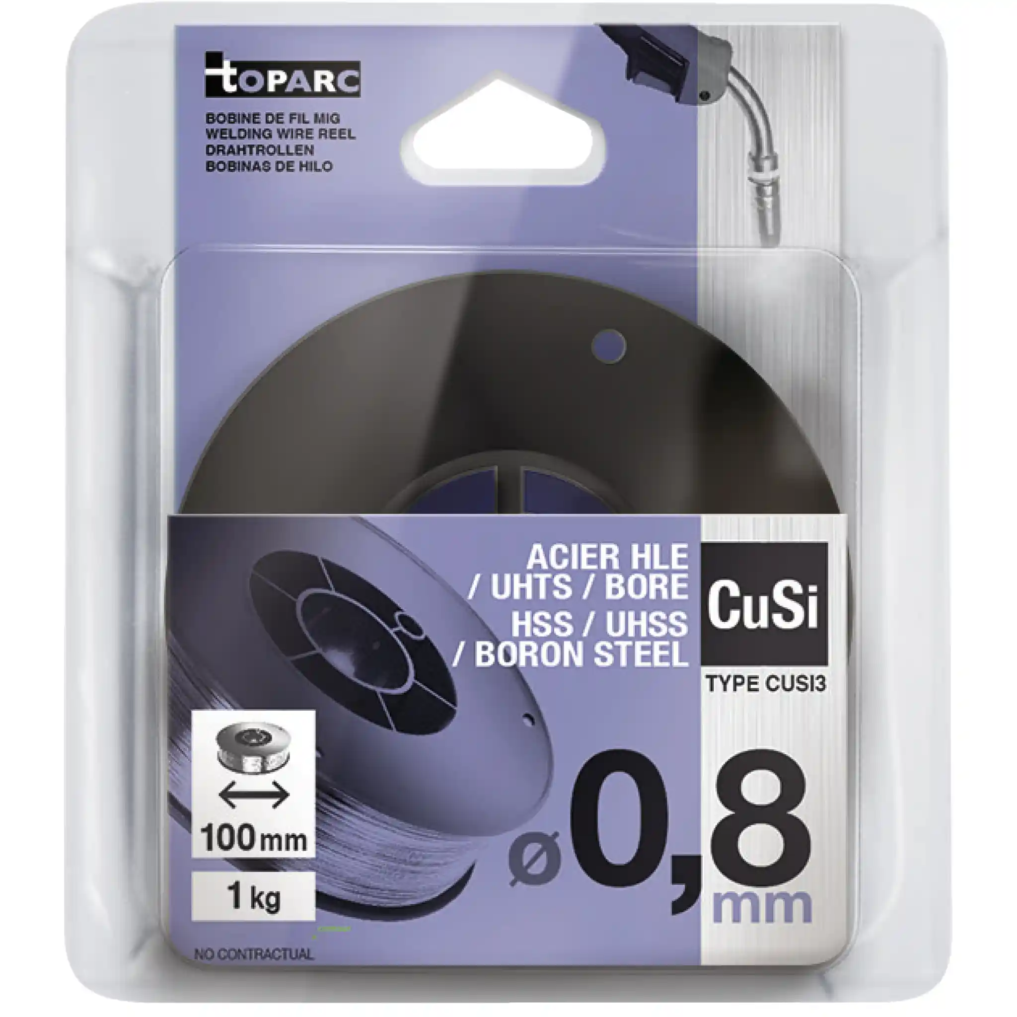 GYS 086692 fil mig cuivre CuSi 312 Ø0.8mm - 1KG - ER CuSi-A