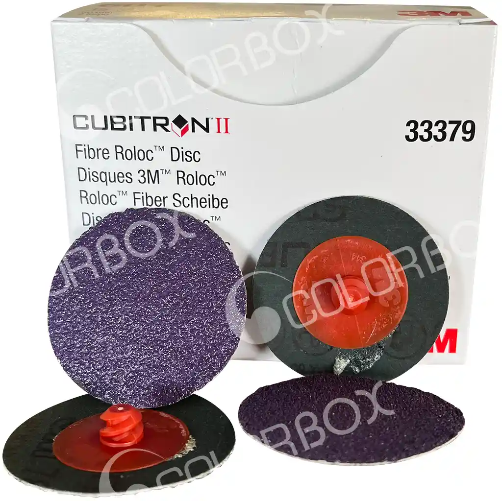 3M 33379 G60+ diam 50mm 15 disques Roloc violets Cubitron II
