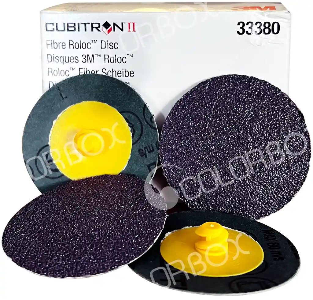 3M 33380 G80+ diam 50mm 15 disques Roloc violets Cubitron II