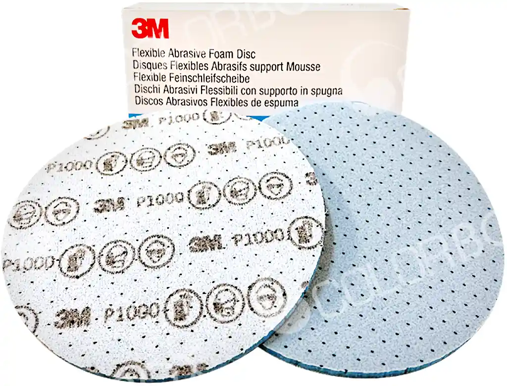 3M 33541 P1000 diam 150mm 20 Disques abrasifs flexibles support mousse