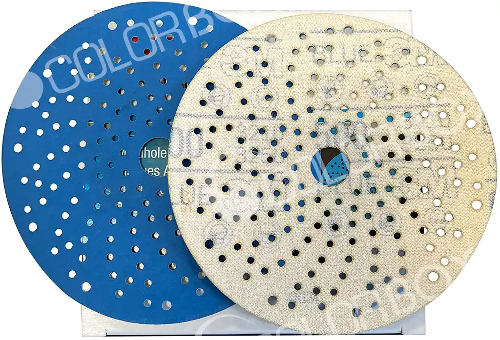 3M 51382 P500 diam 150mm 100 disques abrasifs multi-trous