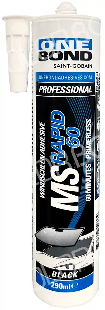 ONE BOND MS_RAPID_60 Colle pare-brise SANS PRIMAIRE 60 min. -cartouche 290ml