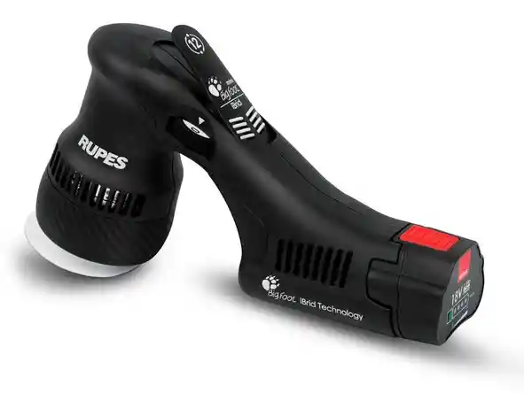 RUPES HLR75 Kit mini polisseuse portative diam 75mm + 2 batteries