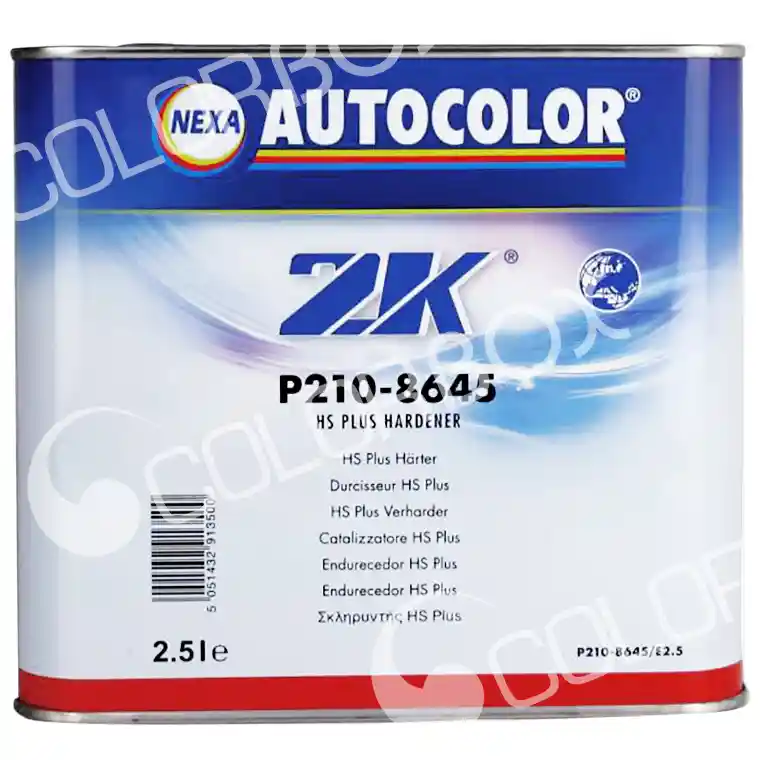 AUTOCOLOR P210-8645 Durcisseur standard 2.5L pour vernis HS P190-6570 